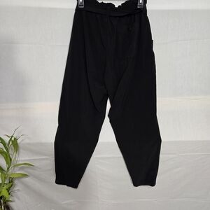 Athleta Black Joggers with Moisture-Wicking Fabric